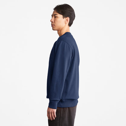 Mens Timberland Outdoor Heritage Crewneck Sweatshirt for Men in Navy