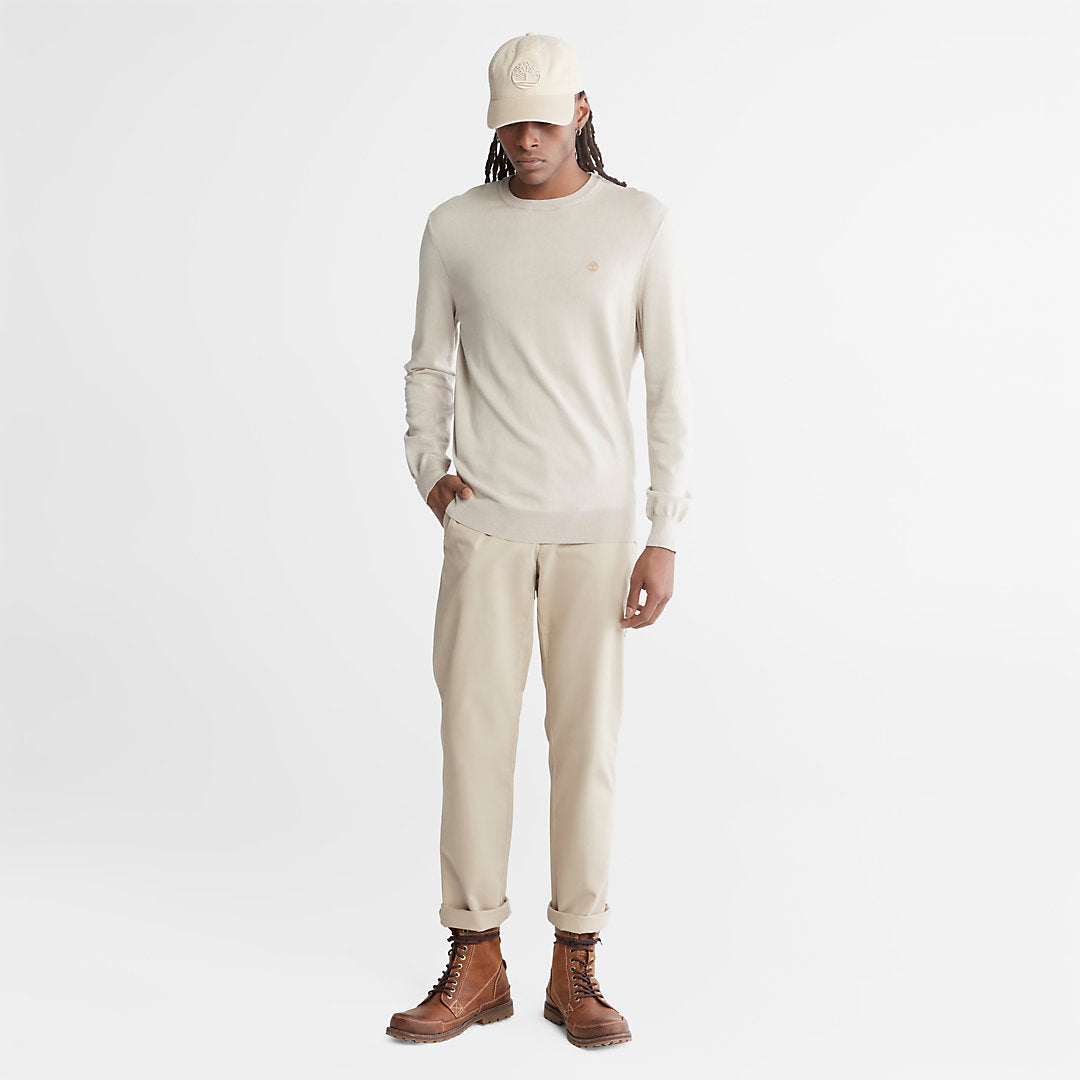 Mens Timberland EK+ Lightweight Jumper for Men in Beige