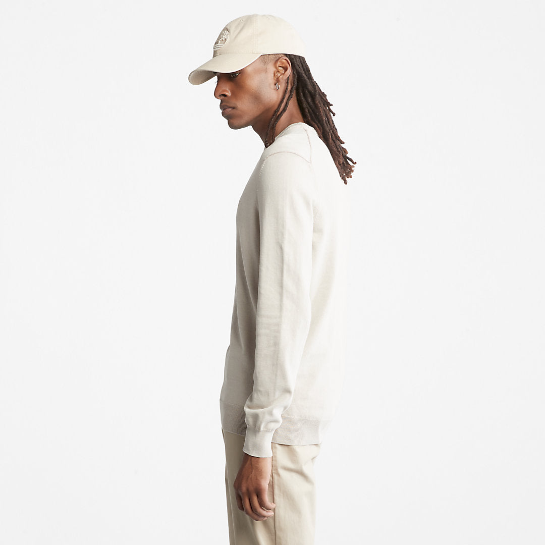 Mens Timberland EK+ Lightweight Jumper for Men in Beige
