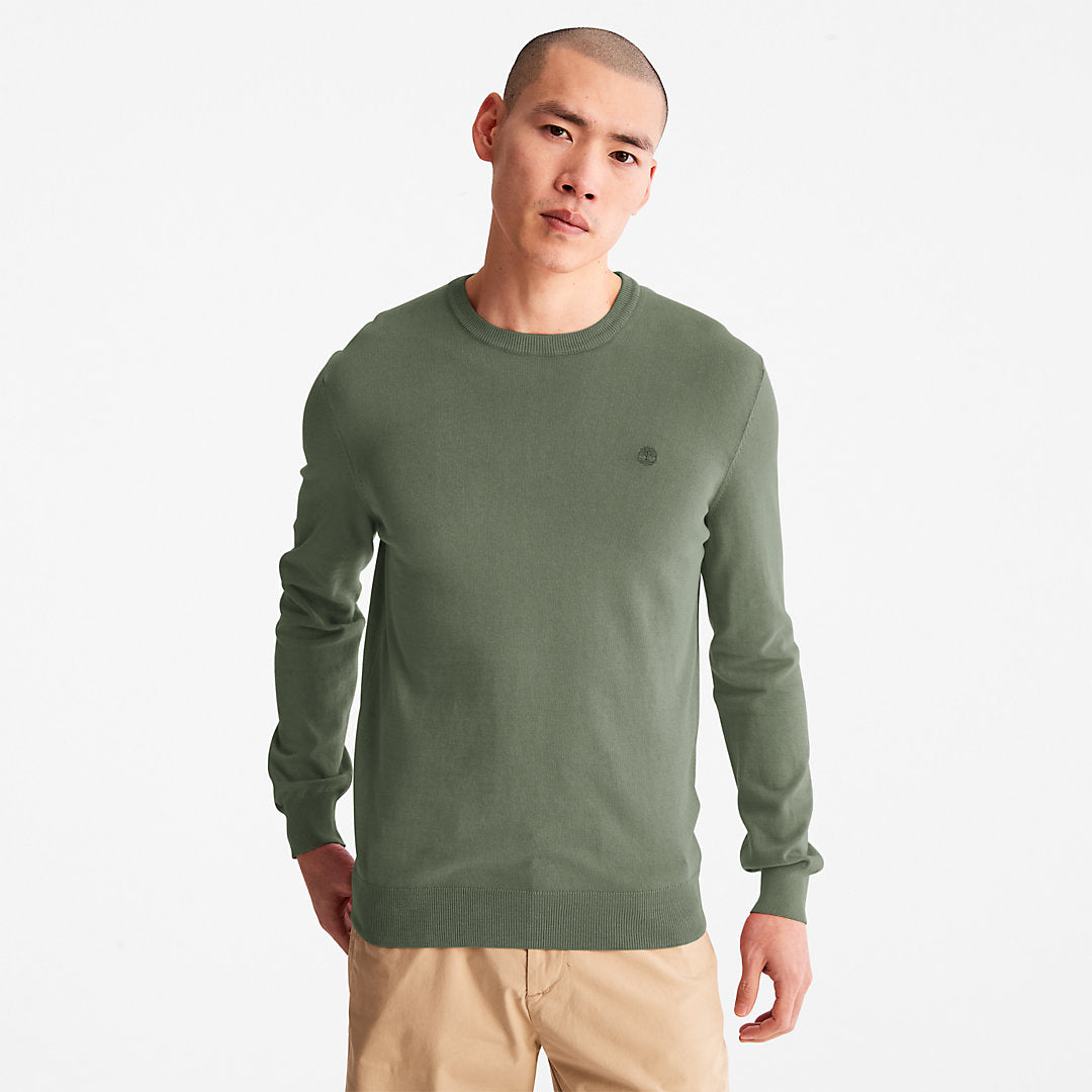 Mens Timberland EK+ Lightweight Jumper for Men in Dark Green