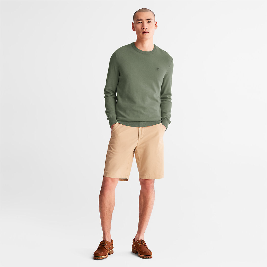 Mens Timberland EK+ Lightweight Jumper for Men in Dark Green