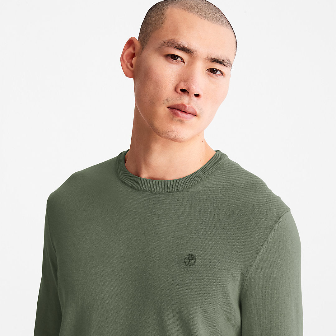 Mens Timberland EK+ Lightweight Jumper for Men in Dark Green