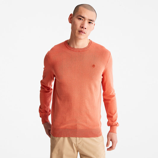 Mens Timberland EK+ Lightweight Jumper for Men in Orange