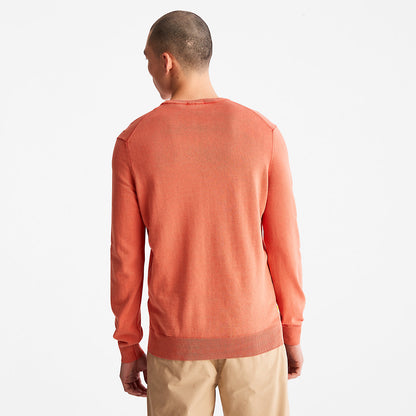 Mens Timberland EK+ Lightweight Jumper for Men in Orange