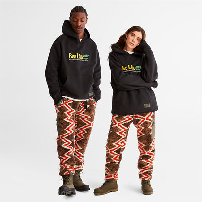 Mens Timberland Bee Line x Timberland® Logo Hoodie in Black