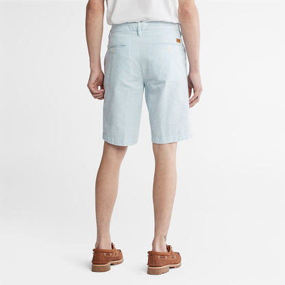Mens Timberland Seersucker Shorts for Men in Blue