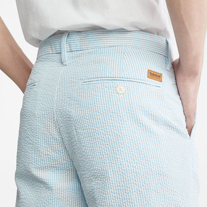 Mens Timberland Seersucker Shorts for Men in Blue