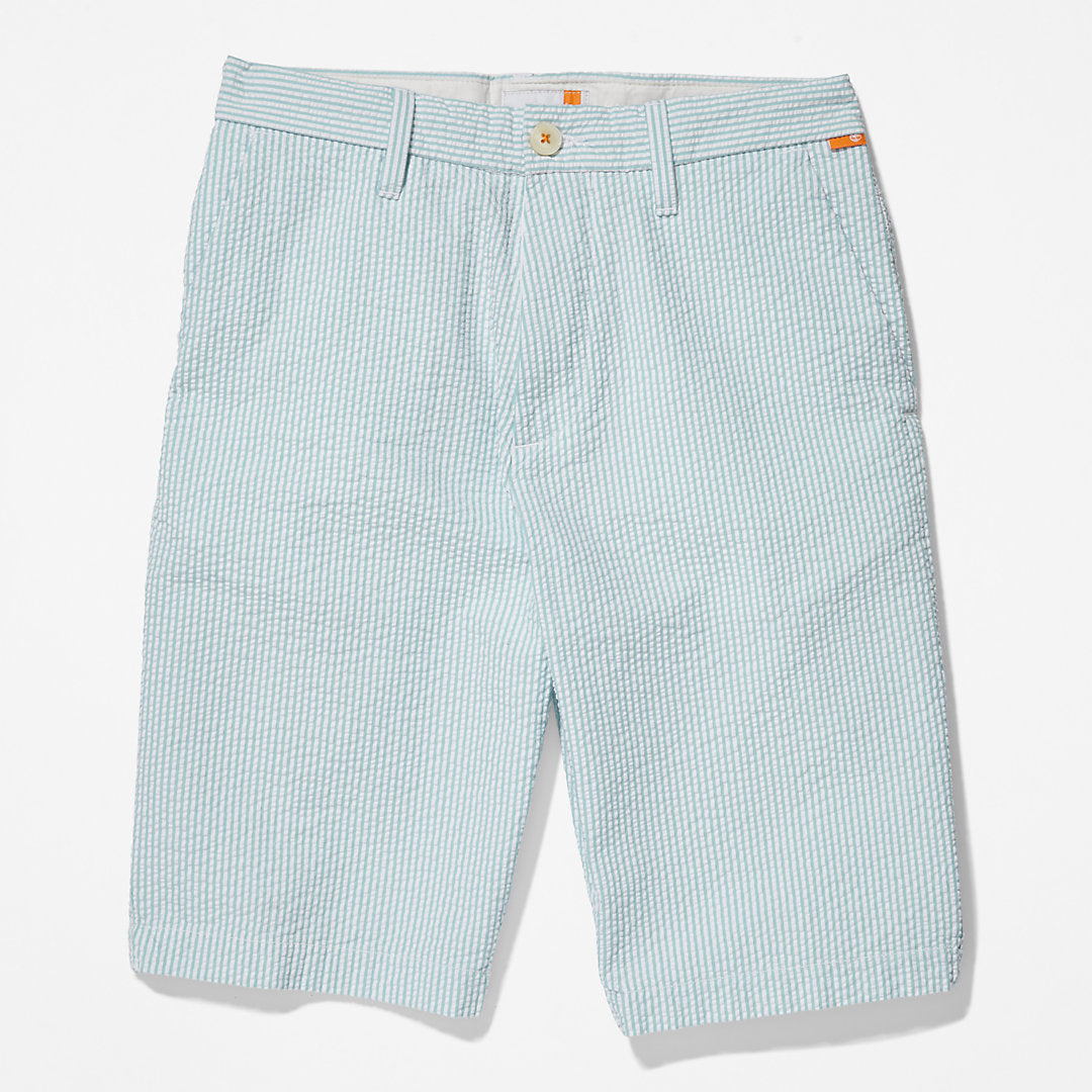 Mens Timberland Seersucker Shorts for Men in Blue