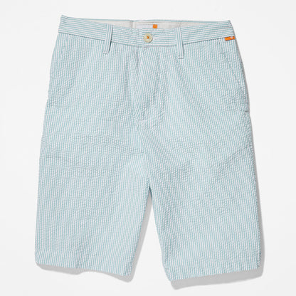 Mens Timberland Seersucker Shorts for Men in Blue