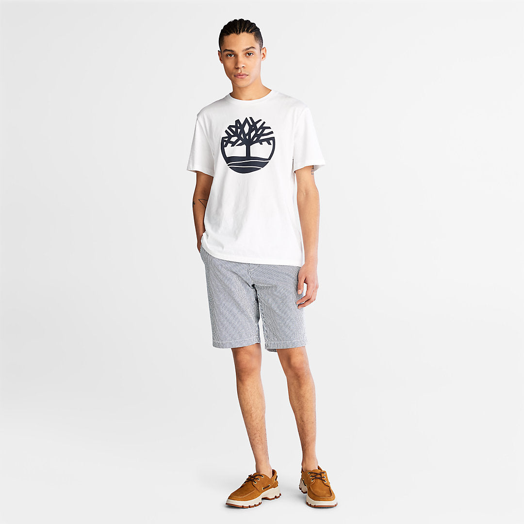 Mens Timberland Seersucker Shorts for Men in Blue