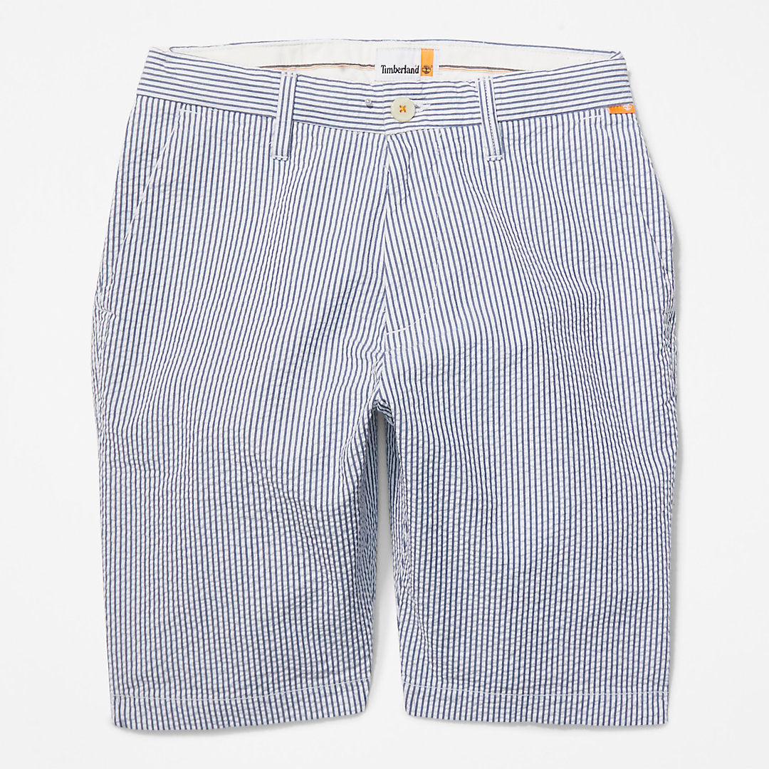 Mens Timberland Seersucker Shorts for Men in Blue