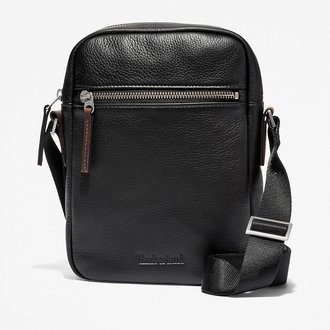 Mens Timberland Tuckerman Small Crossbody Bag in Black