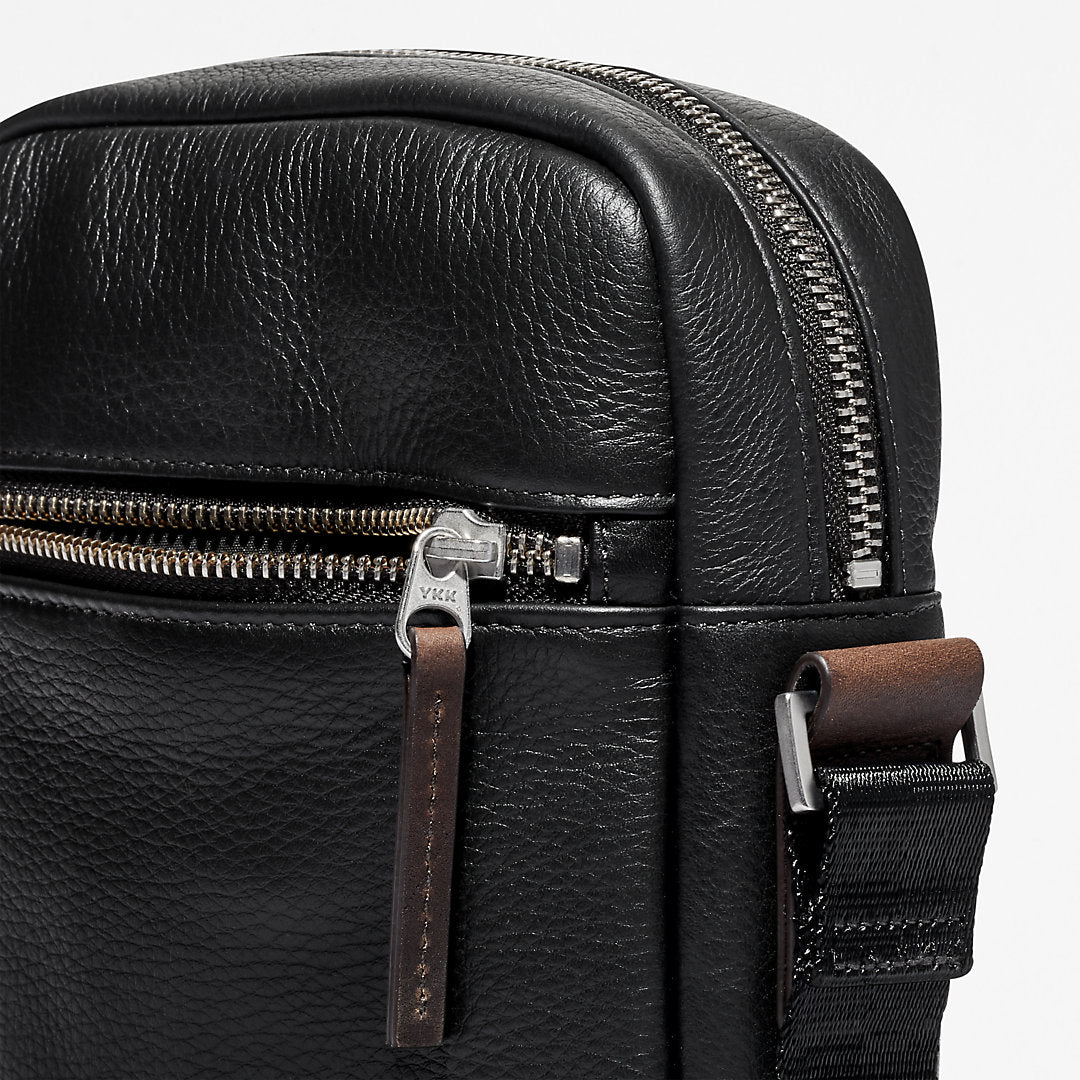 Mens Timberland Tuckerman Small Crossbody Bag in Black
