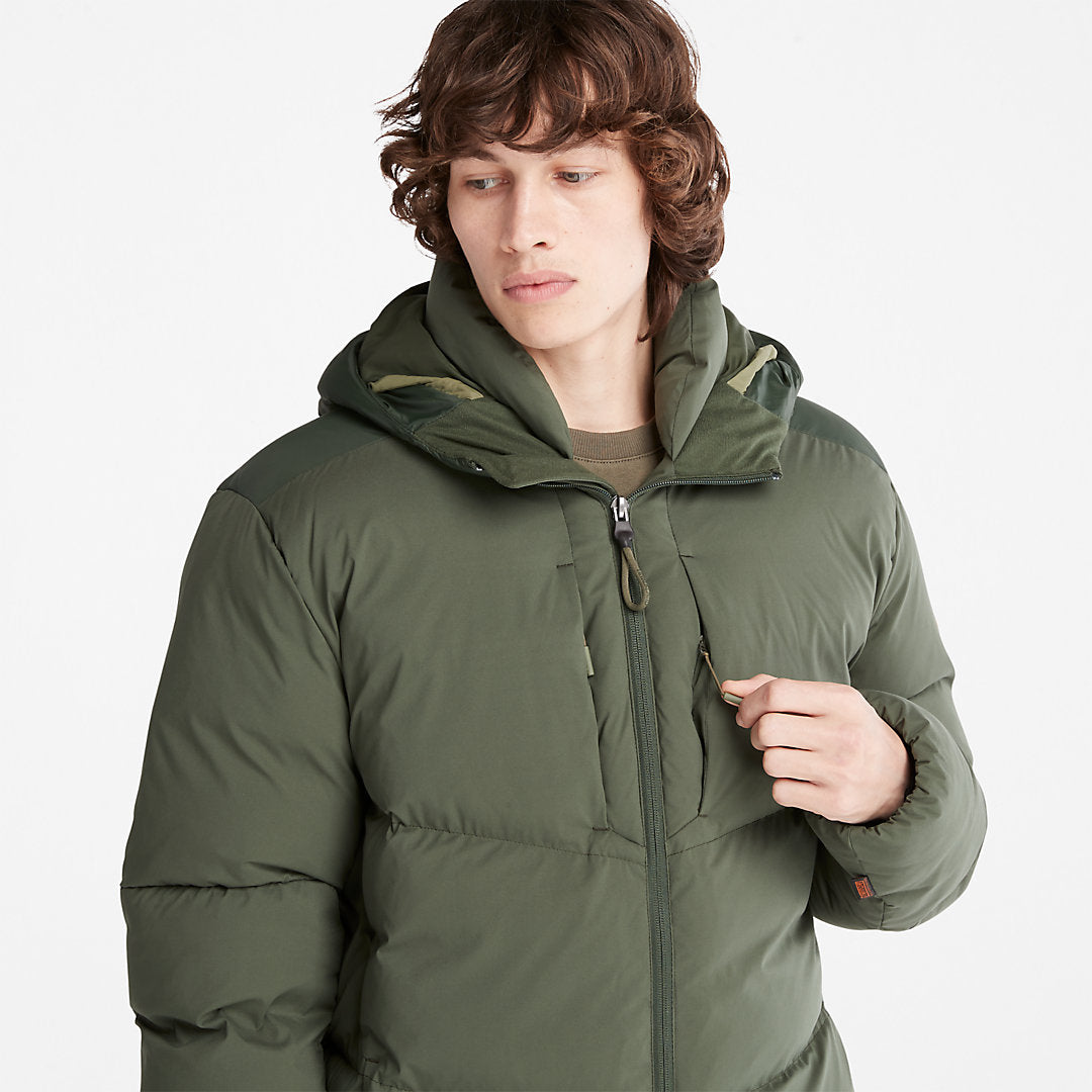 Mens Timberland Neo Summit Winter Jacket for Men in Dark Green