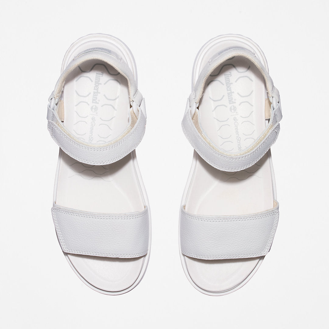 Womens Timberland Ray City Ankle Strap Sandal for Women in White
