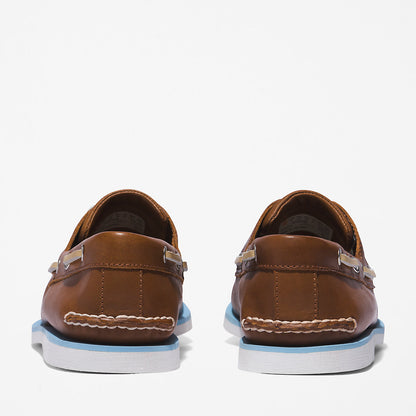 Mens Timberland Timberland® 2-Eye Classic Boat Shoe for Men in Brown