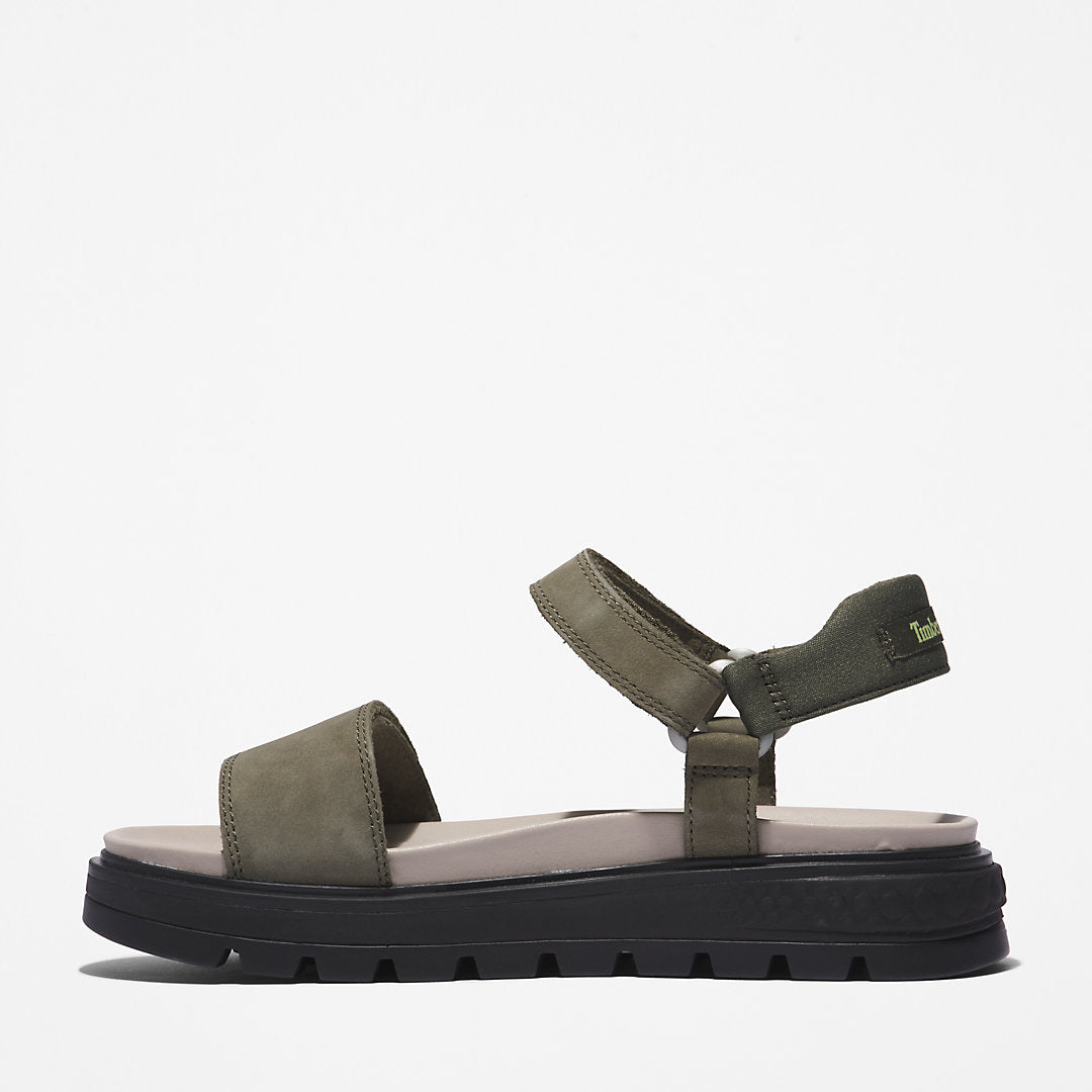 Womens Timberland Ray City Ankle Strap Sandal for Women in Dark Green