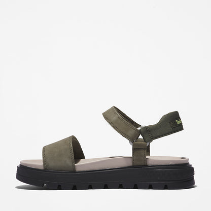 Womens Timberland Ray City Ankle Strap Sandal for Women in Dark Green