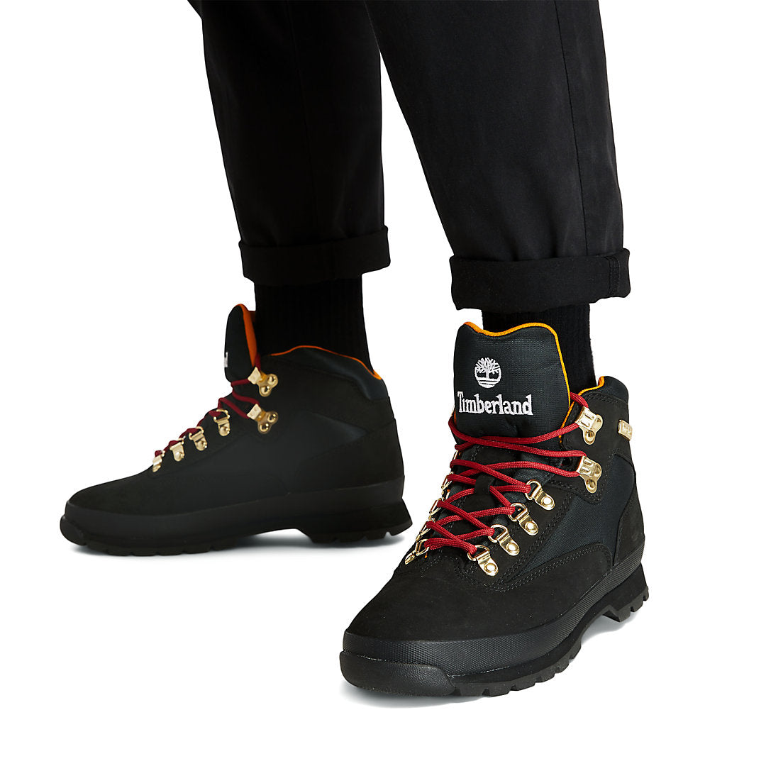 Mens Timberland Timberland® Euro Hiker Hiking Boot for Men in Black