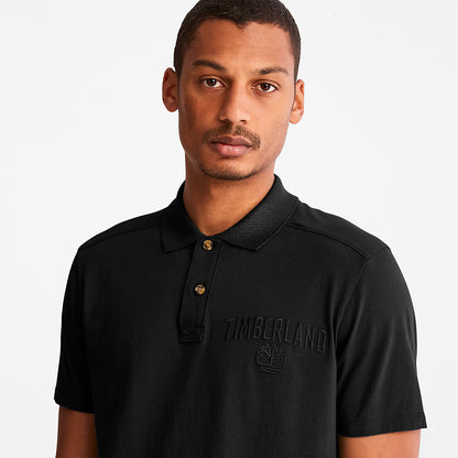 Mens Timberland Outdoor Heritage EK+ Polo Shirt for Men in Black
