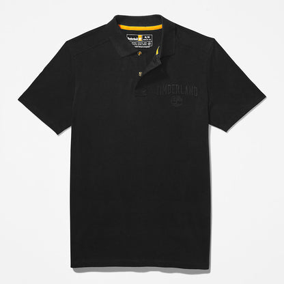 Mens Timberland Outdoor Heritage EK+ Polo Shirt for Men in Black