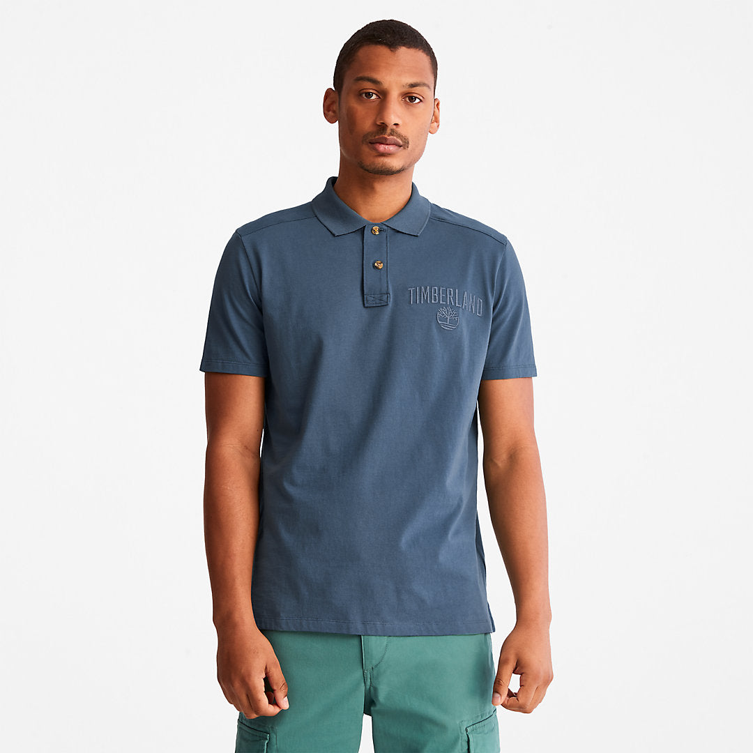 Mens Timberland Outdoor Heritage EK+ Polo Shirt for Men in Blue