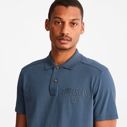 Mens Timberland Outdoor Heritage EK+ Polo Shirt for Men in Blue