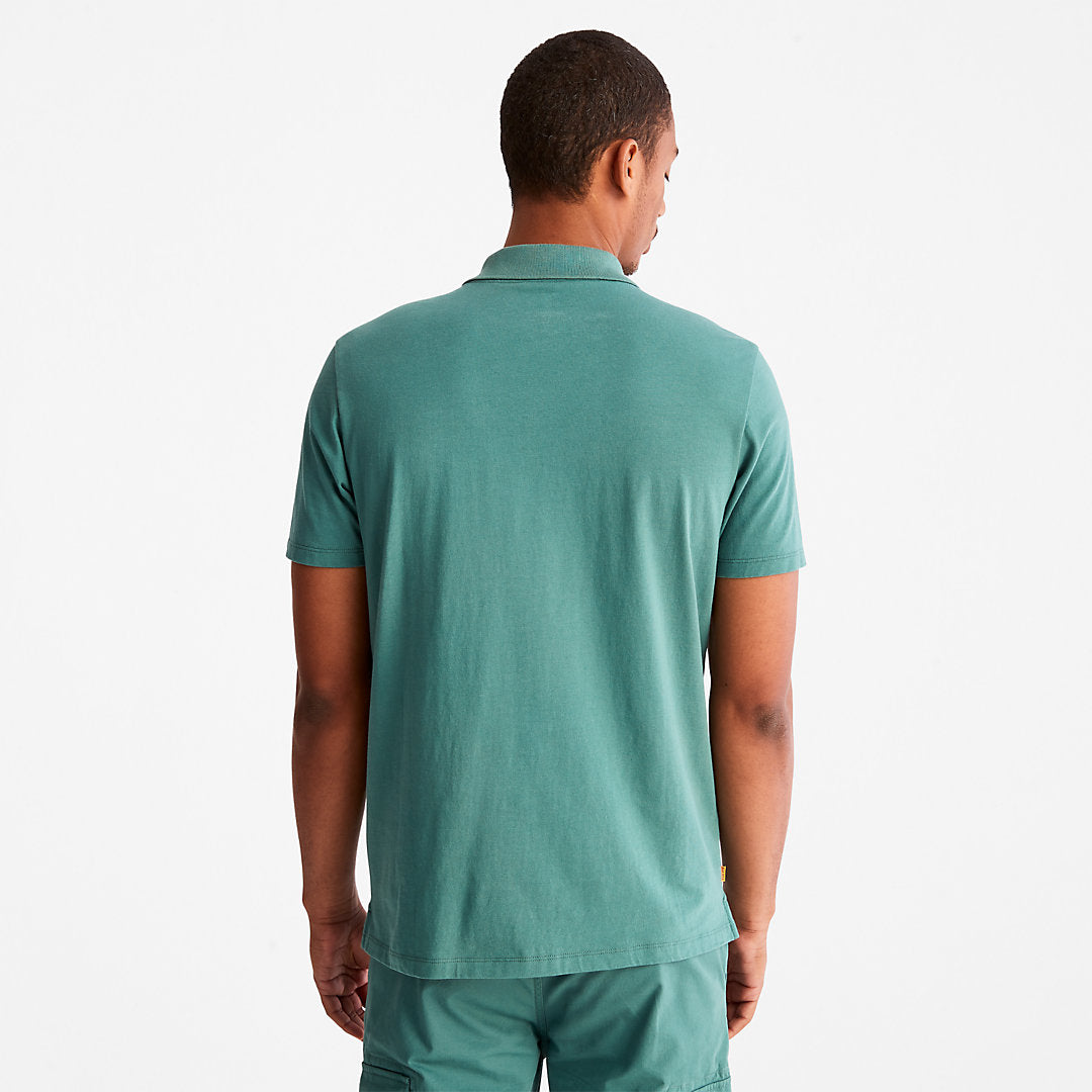 Mens Timberland Outdoor Heritage EK+ Polo Shirt for Men in Green