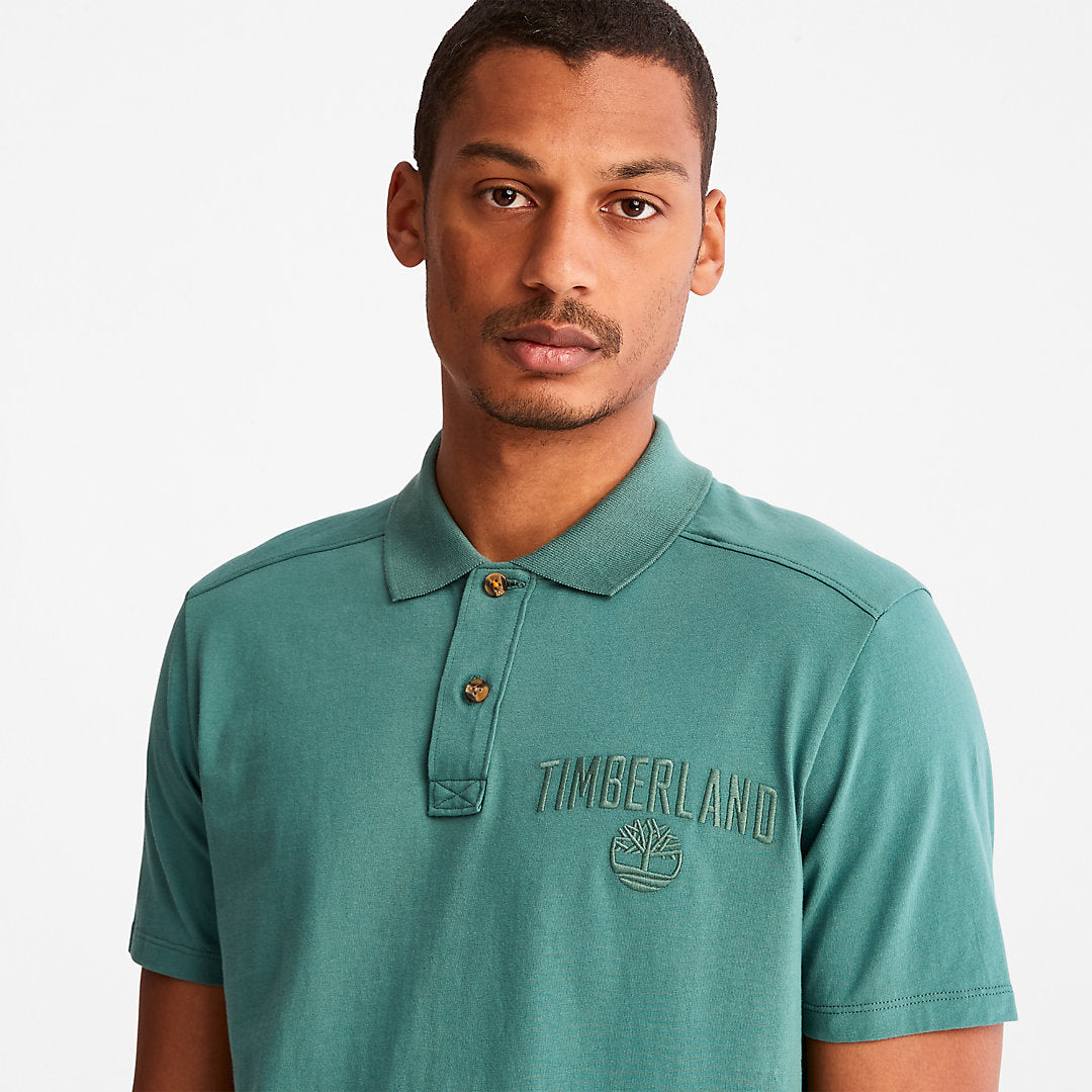 Mens Timberland Outdoor Heritage EK+ Polo Shirt for Men in Green