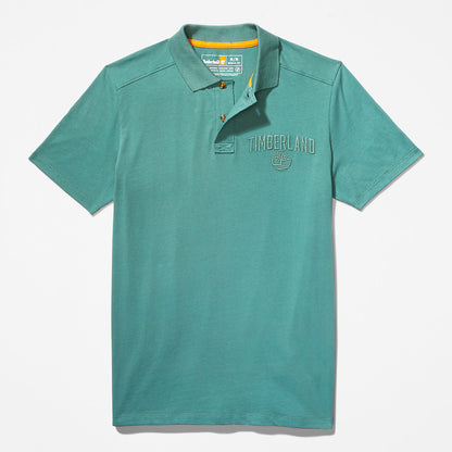 Mens Timberland Outdoor Heritage EK+ Polo Shirt for Men in Green