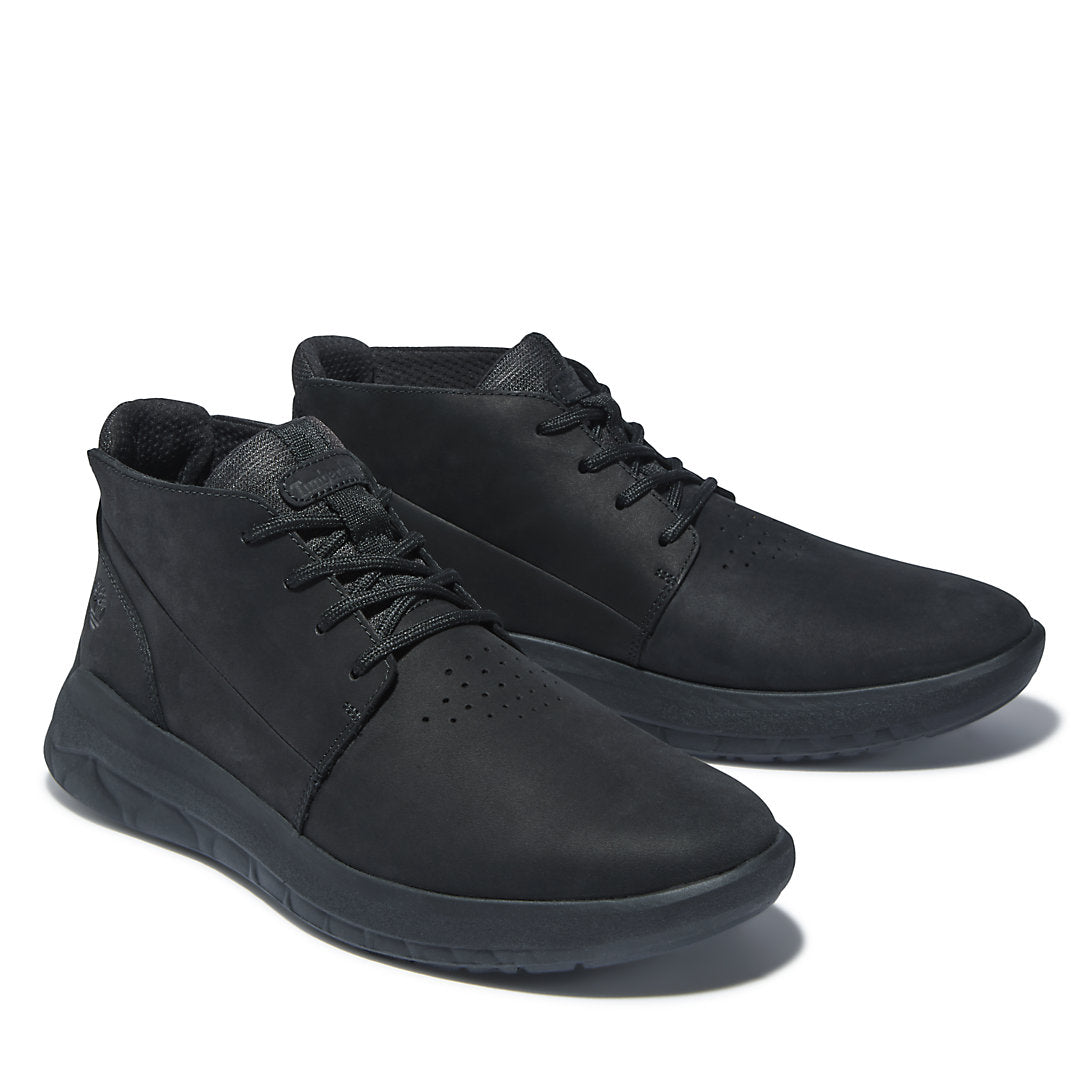 Mens Timberland Bradstreet Ultra Chukka Boot for Men in Monochrome Black