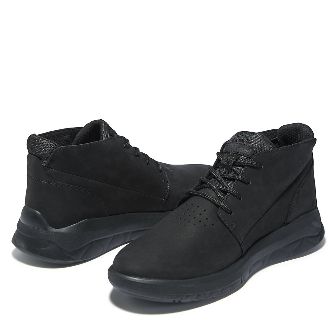 Mens Timberland Bradstreet Ultra Chukka Boot for Men in Monochrome Black