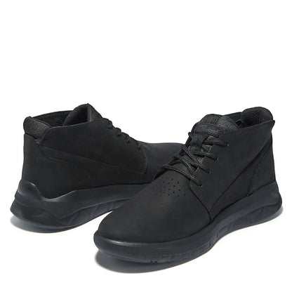 Mens Timberland Bradstreet Ultra Chukka Boot for Men in Monochrome Black
