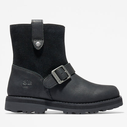Kids Timberland Courma Kid Side-zip Winter Boot for Youth in Black