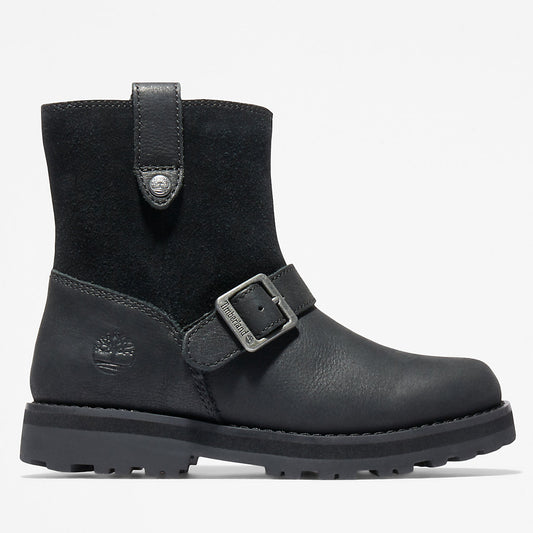 Kids Timberland Courma Kid Side-zip Winter Boot for Youth in Black