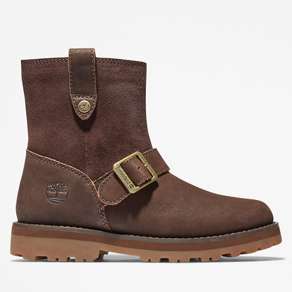 Kids Timberland Courma Kid Side-zip Winter Boot for Youth in Dark Brown