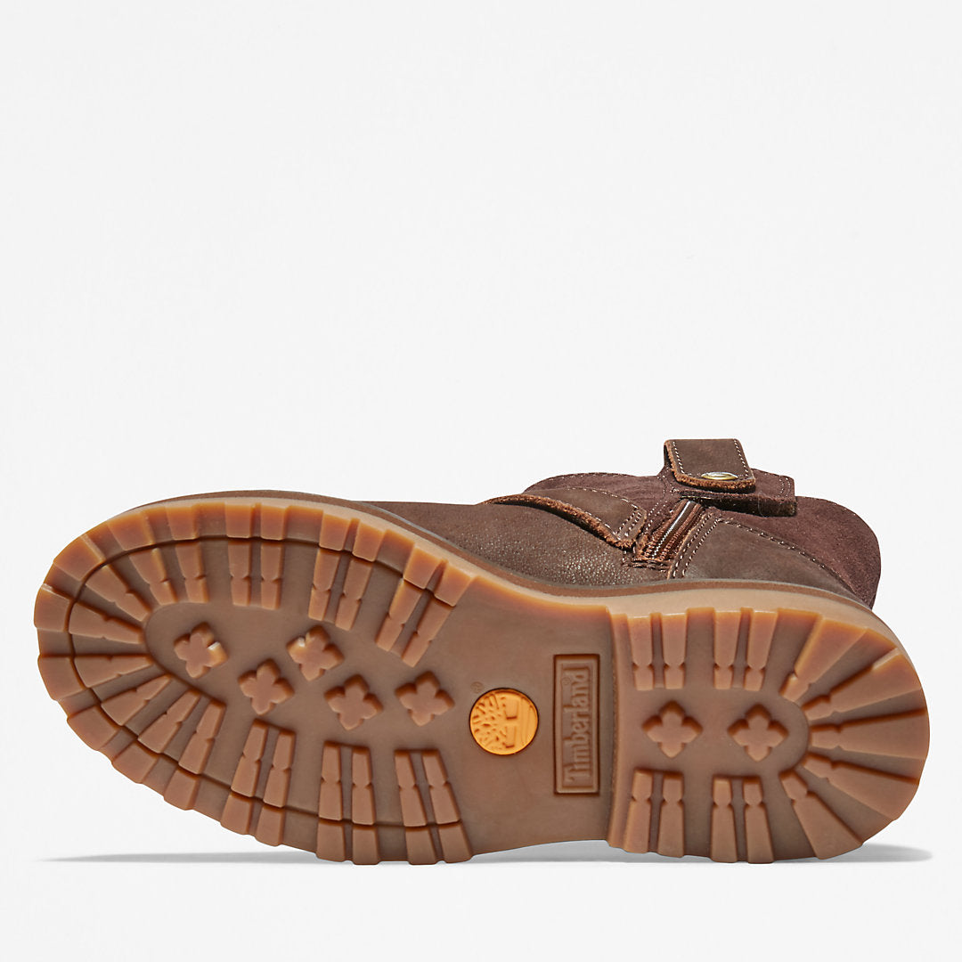 Kids Timberland Courma Kid Side-zip Winter Boot for Youth in Dark Brown
