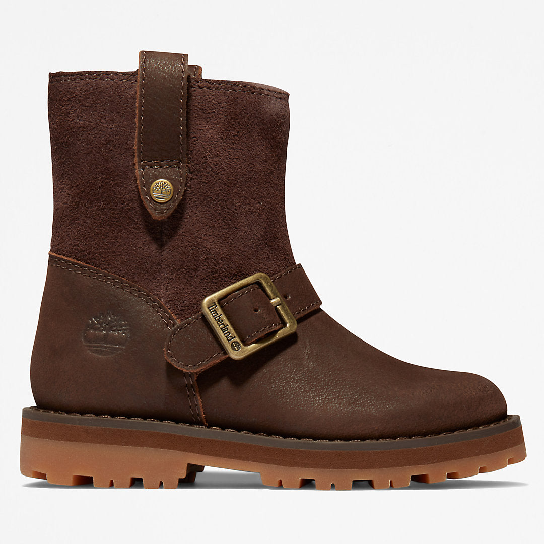 Kids Timberland Courma Kid Side-zip Winter Boot for Toddler in Dark Brown