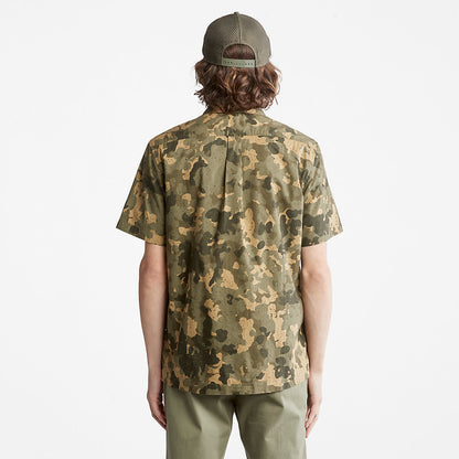 Mens Timberland Outdoor Heritage All-Over Print Shirt for Men in Camo