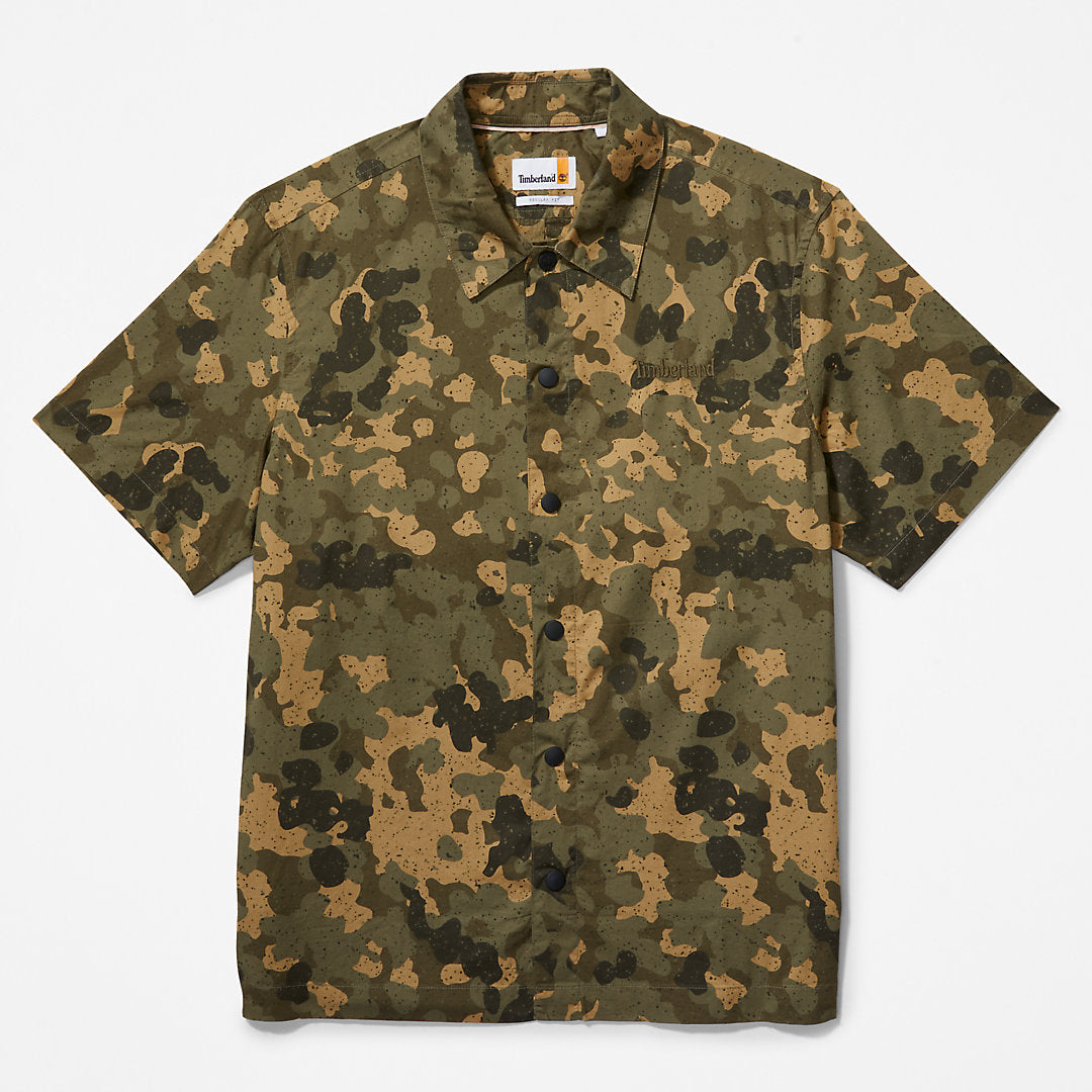 Mens Timberland Outdoor Heritage All-Over Print Shirt for Men in Camo