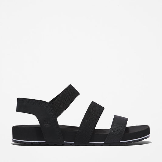 Womens Timberland Malibu Waves Ankle-strap Sandal for Women in Black