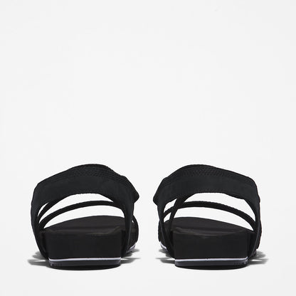 Womens Timberland Malibu Waves Ankle-strap Sandal for Women in Black