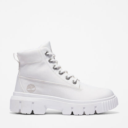 Womens Timberland Greyfield Canvas Boot for Women in White