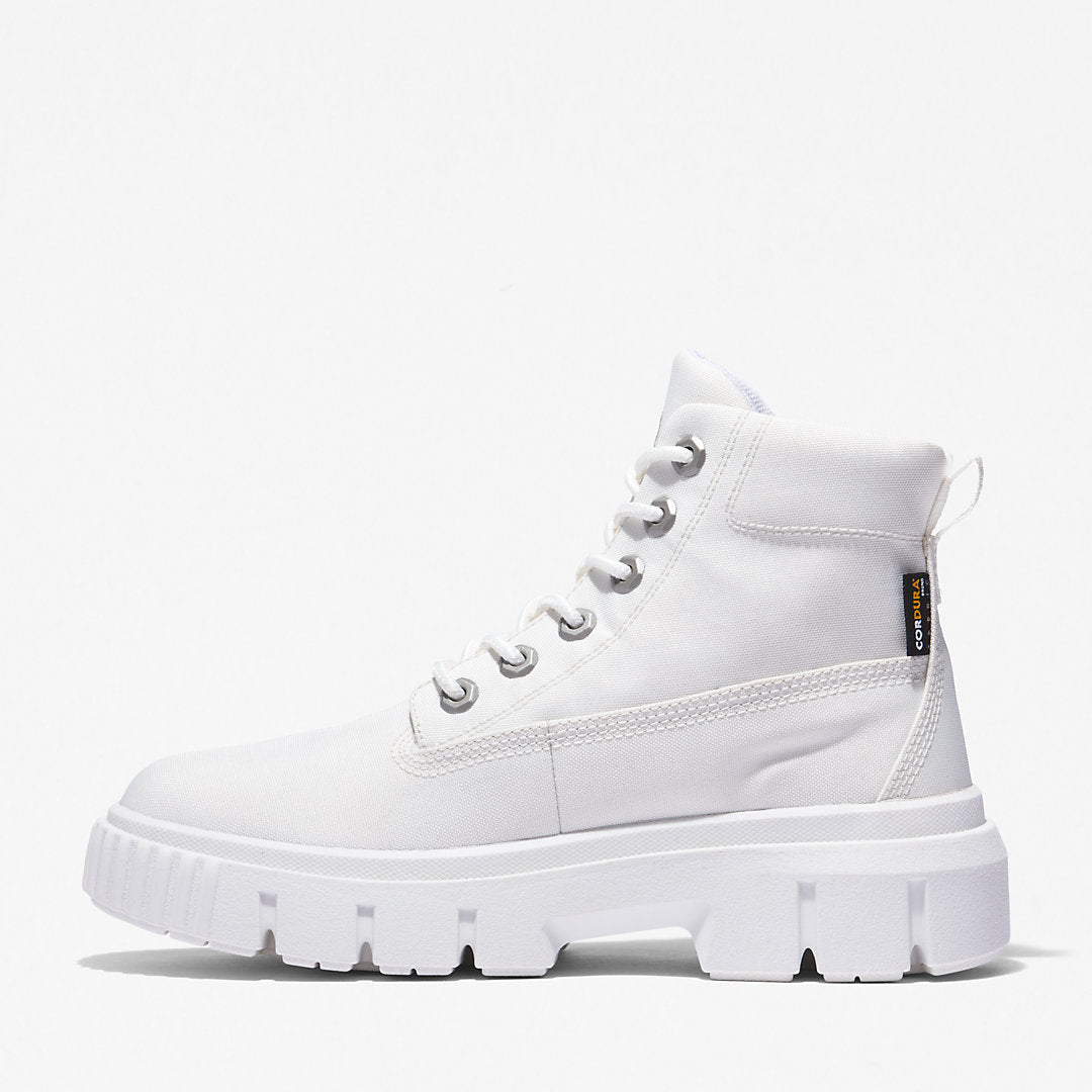 Womens Timberland Greyfield Canvas Boot for Women in White