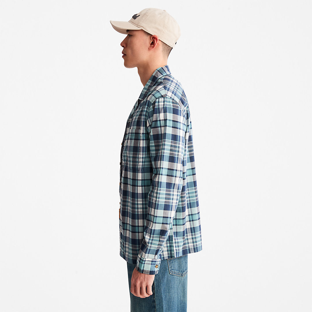 Mens Timberland Outdoor Heritage Check Shirt for Men in Blue