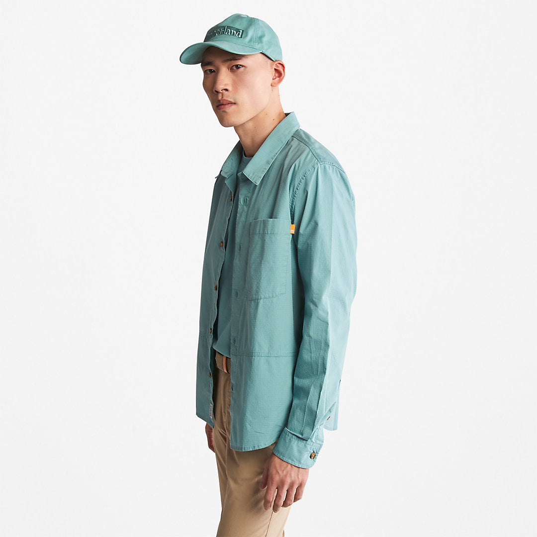 Mens Timberland Outdoor Heritage EK+ Overshirt for Men in Blue