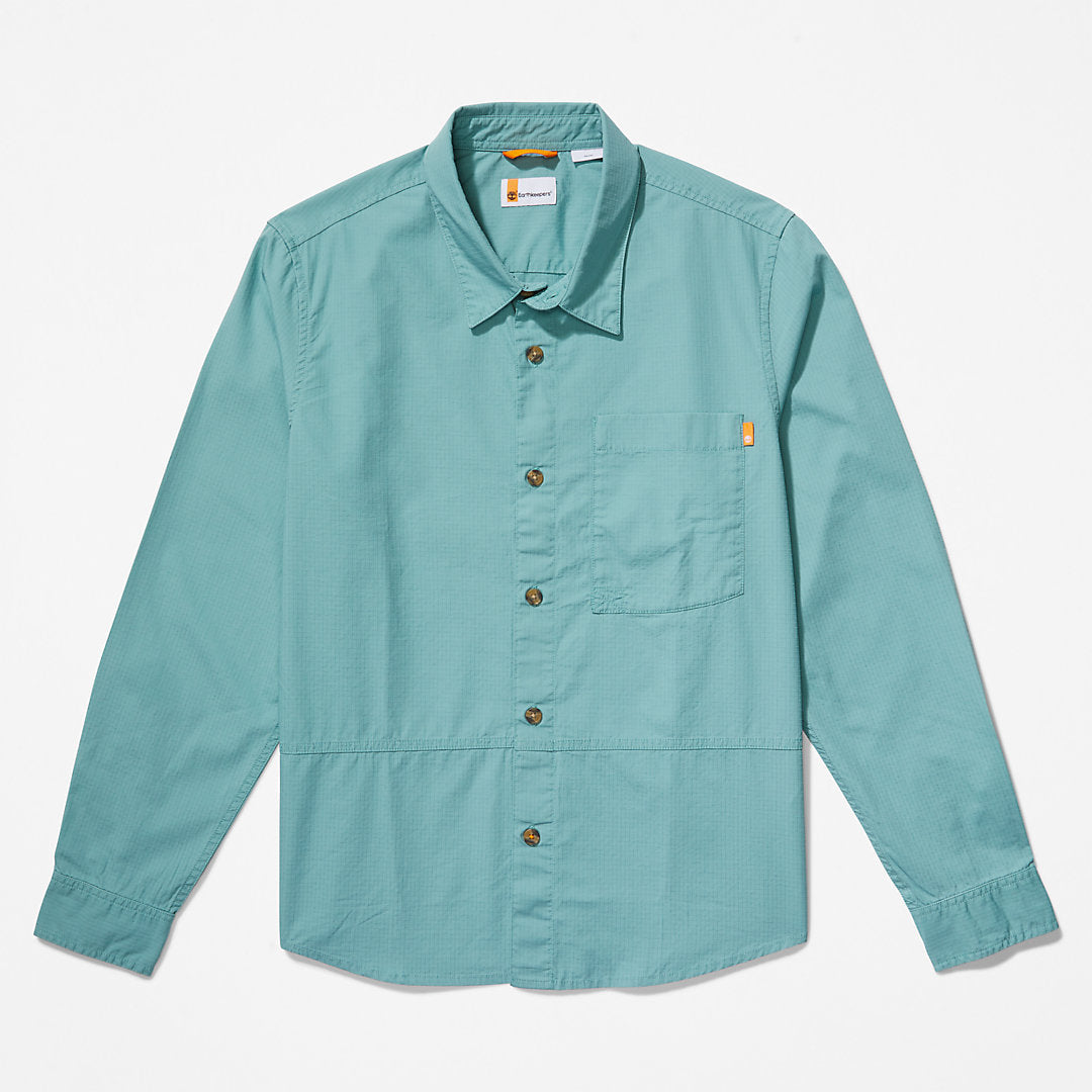 Mens Timberland Outdoor Heritage EK+ Overshirt for Men in Blue