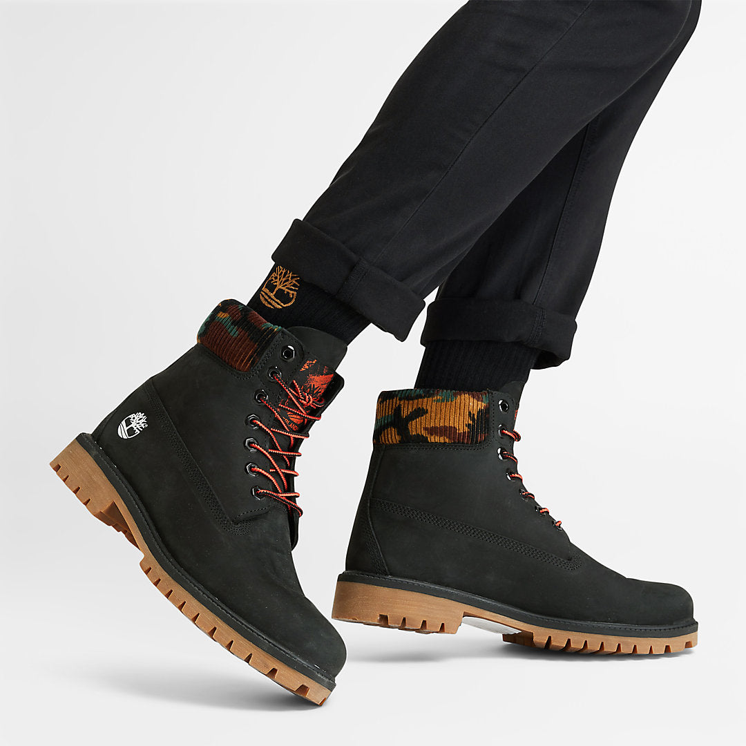 Mens Timberland Timberland® Heritage 6 Inch Winter Boot for Men in Black/Camo