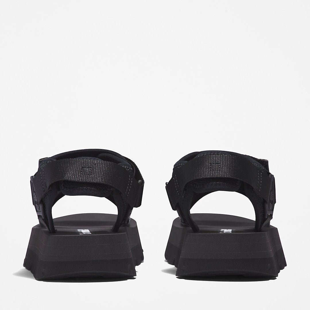 Womens Timberland Euro Swift Ankle-Strap Sandal for Women in Black