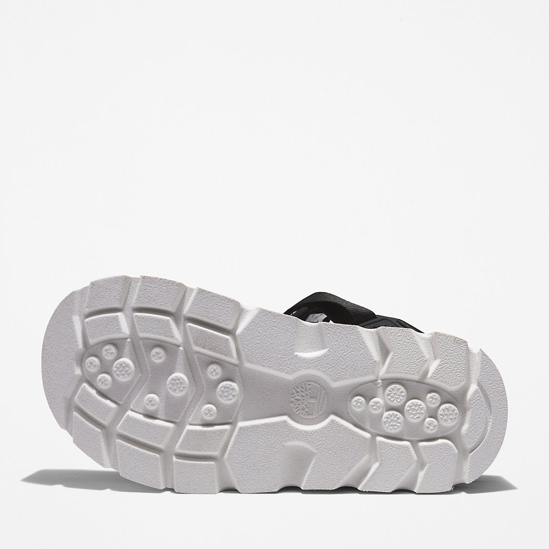 Womens Timberland Euro Swift Ankle-Strap Sandal for Women in Monochrome Black